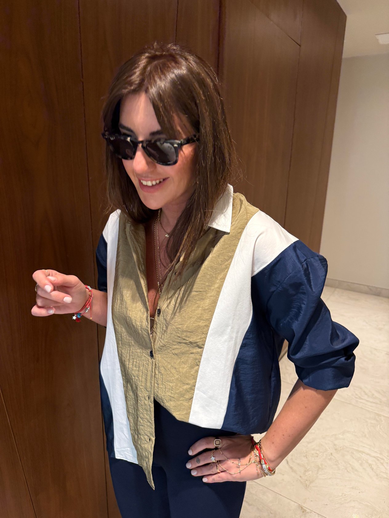 Tencel Paraşüt & Poplin Mix , Tasarım Gömlek