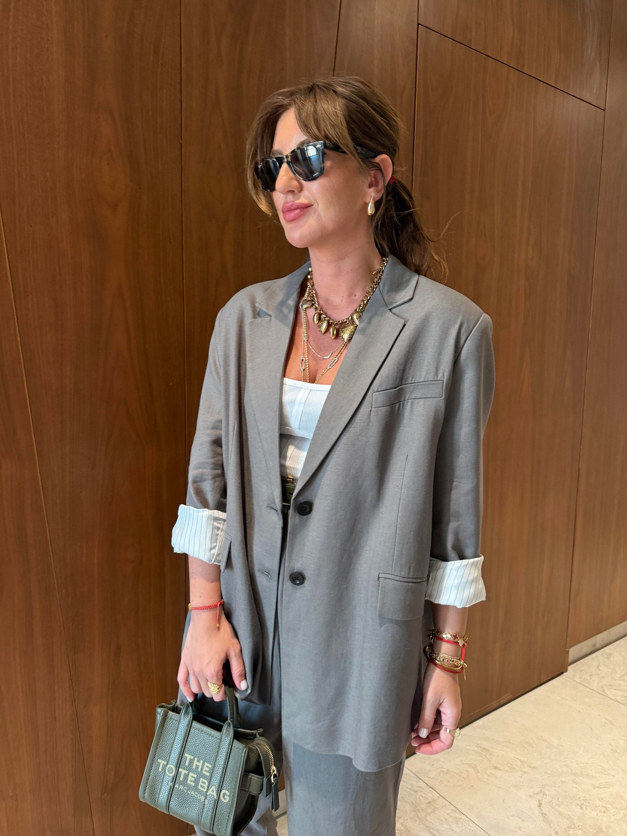 Oversize , Premium , Haki Keten Ceket