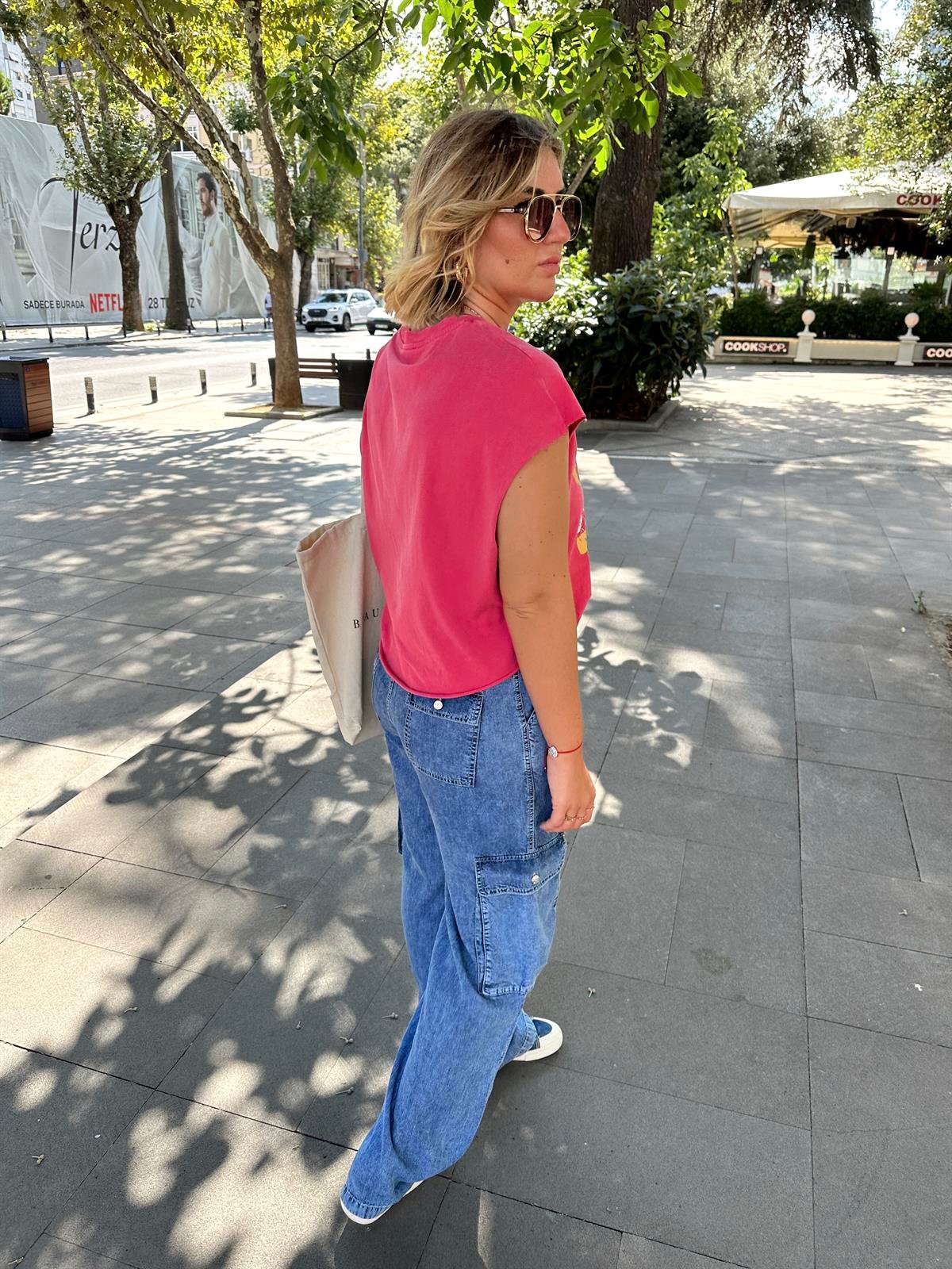 Kargo Model YIkamalı Tencel Jean