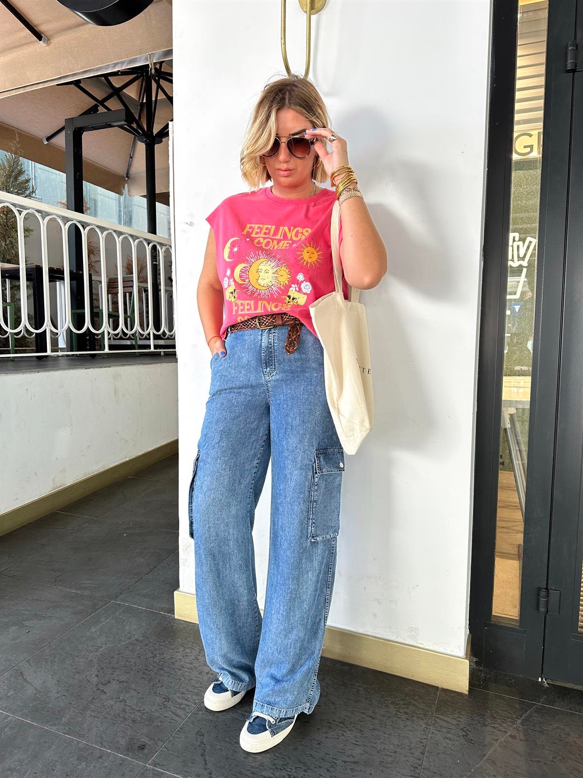 Kargo Model YIkamalı Tencel Jean