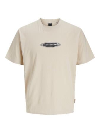 JCOPACER BRANDING PRINT TEE SS CREW NECK Moonbeam