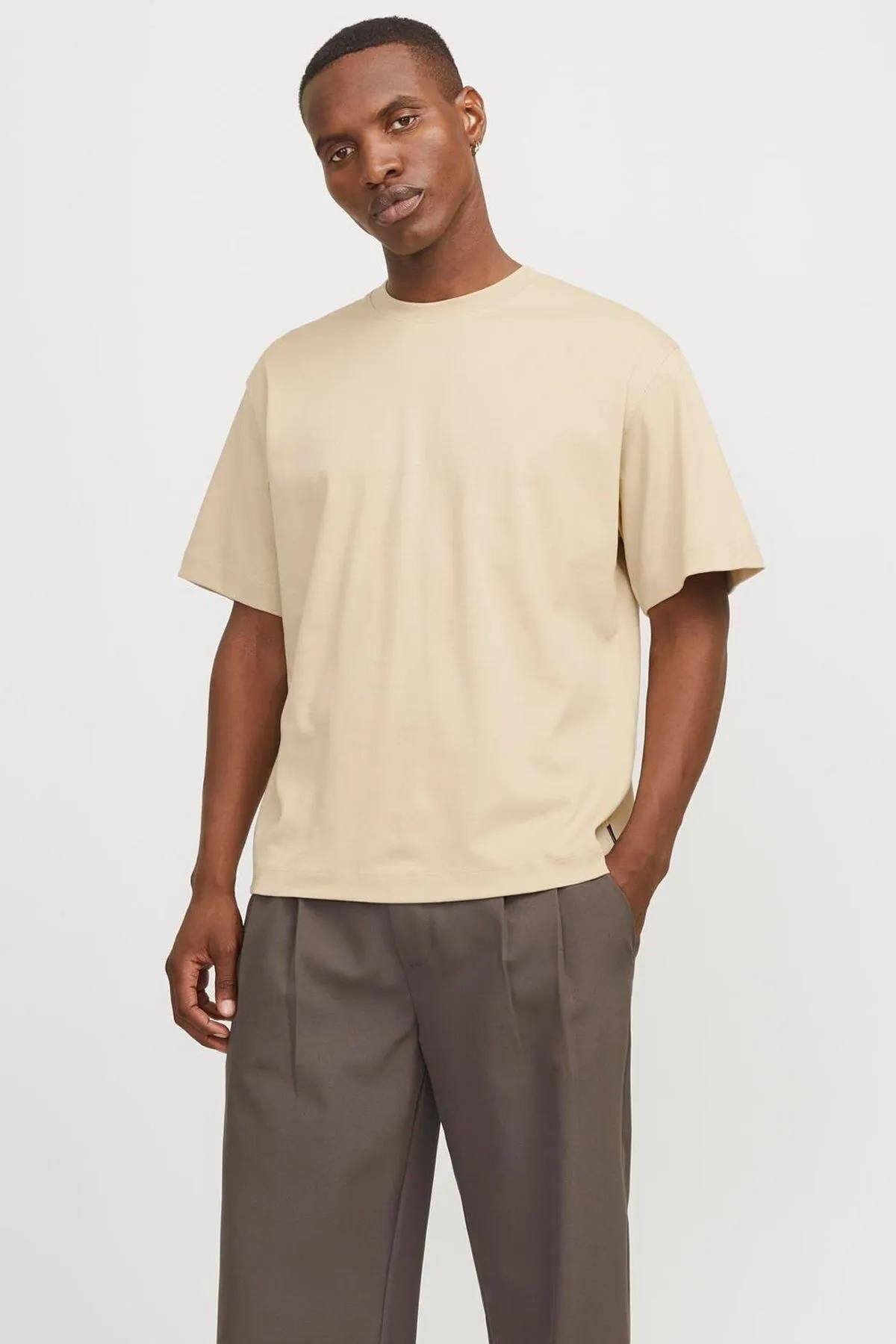 JJEURBAN EDGE TEE SS O-NECK NOOS Safari