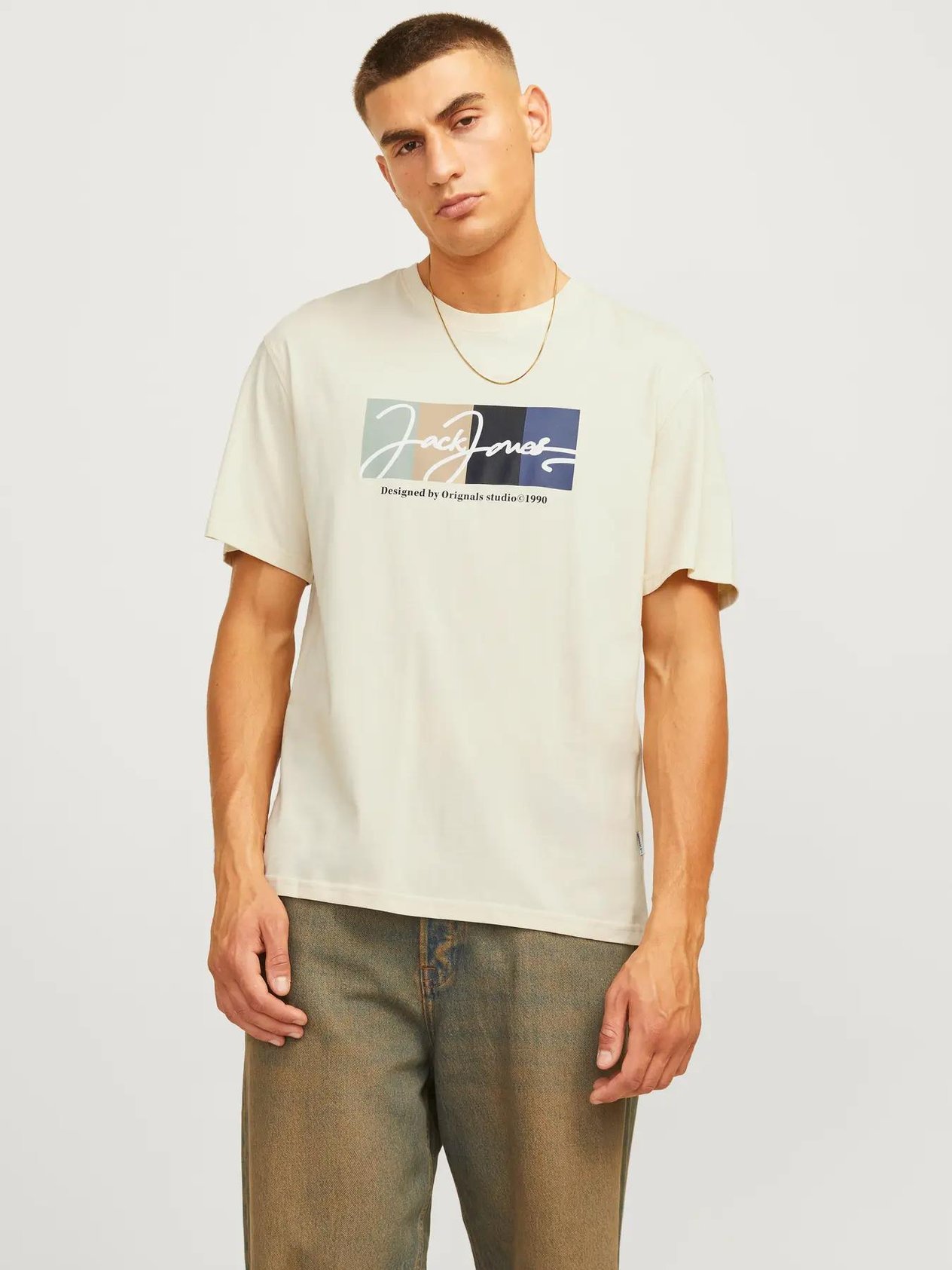 JORPORTLAND BLOCK BRANDING SS CN LN Buttercream