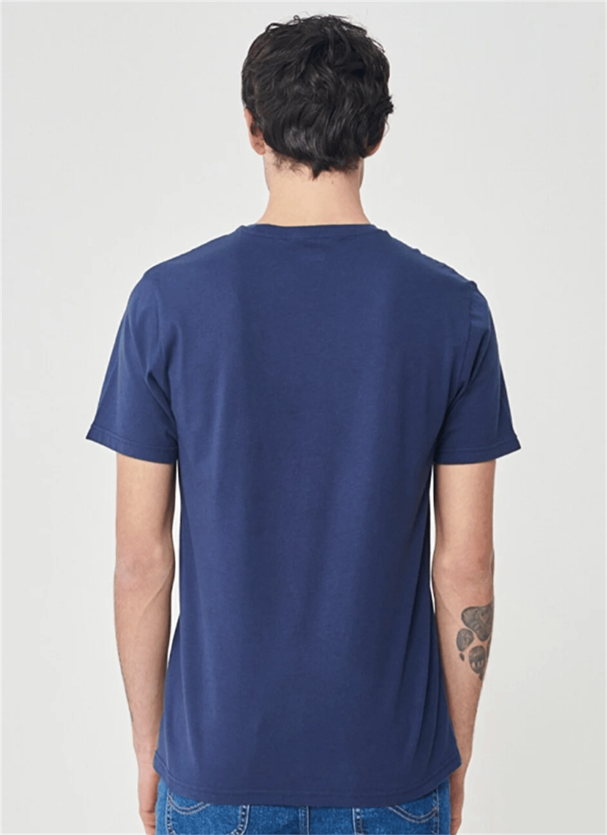 Lightweight SS Wobbly Logo Crew Neck Erkek Bisiklet Yaka T-shirt