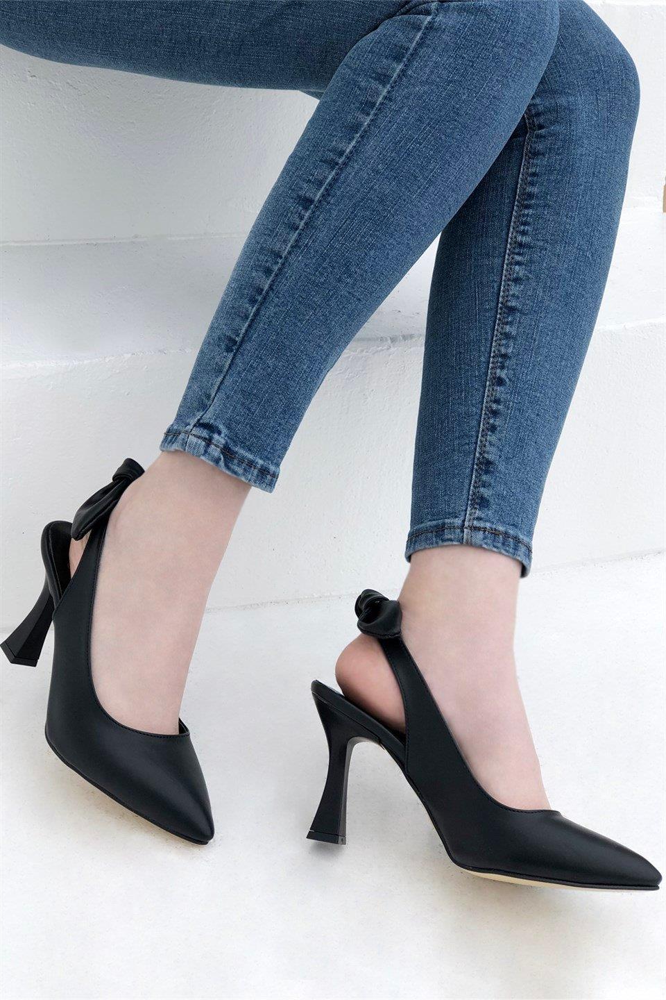 My Bella 25Y Amanda Kadın Stiletto Siyah