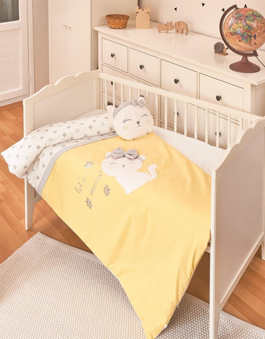 BİBABY CUTE CAT NEVRESİM TAKIMI
