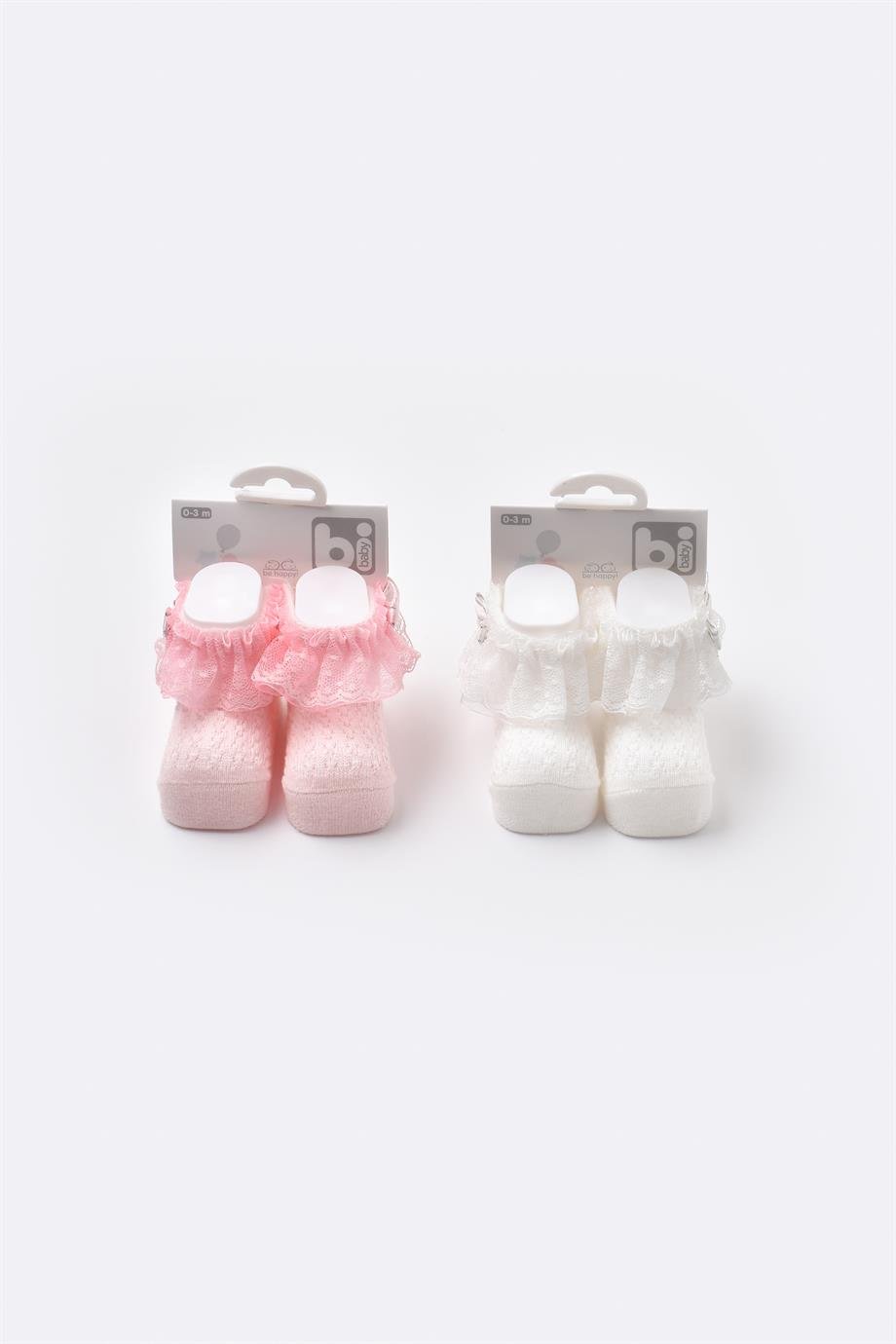 BİBABY DANTELLİ PATİK ÇORAP