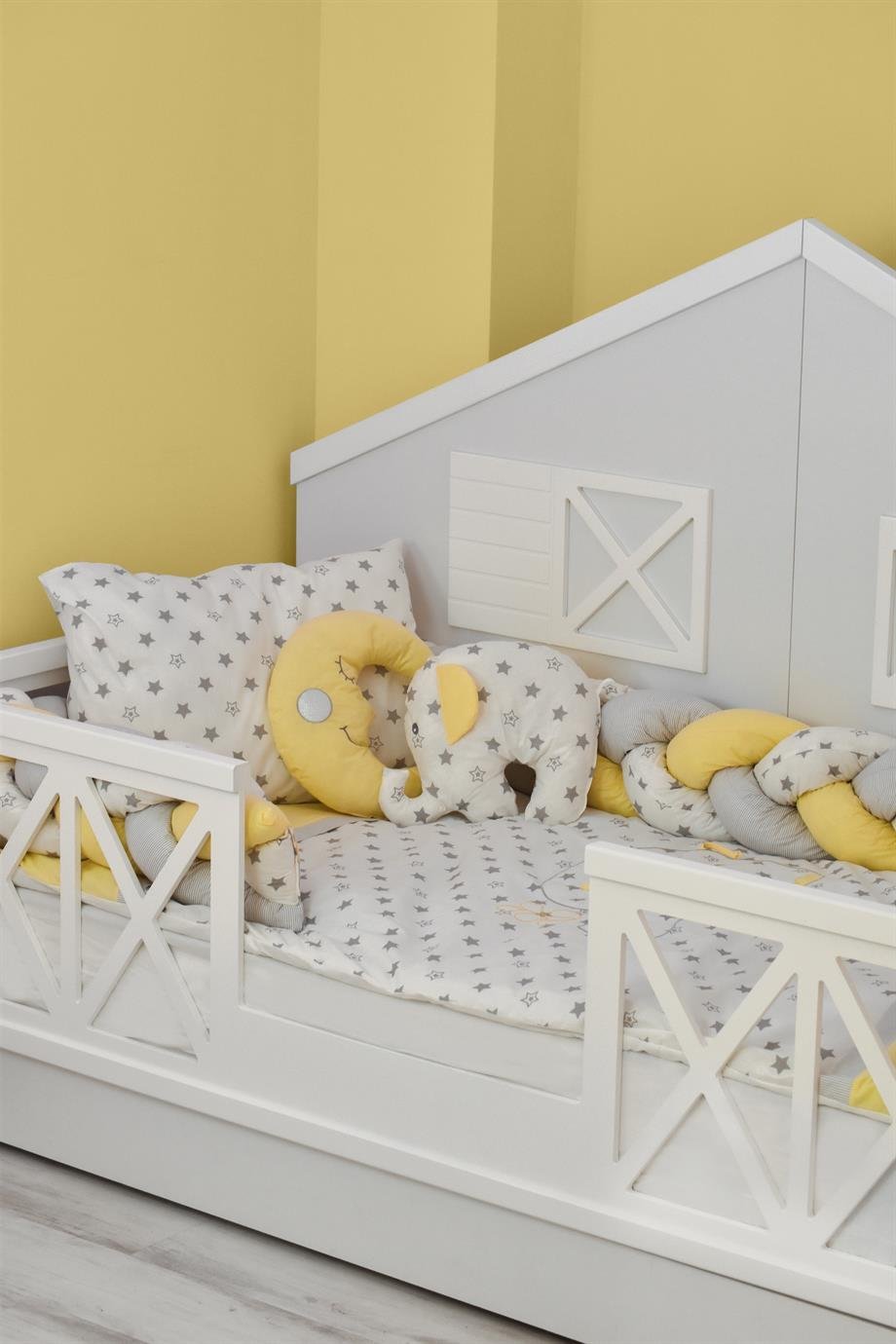 BİBABY ELEPHANT SAÇ ÖRGÜ MONTESSORİ UYKU SETİ