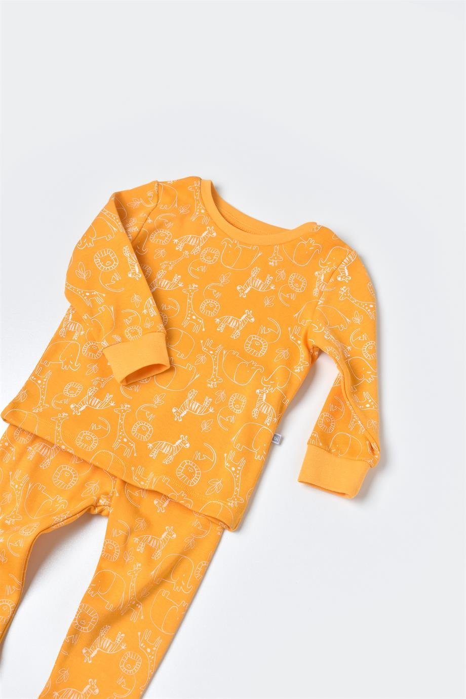 BİBABY ZOO İS GOOD PİJAMA TAKIMI OLD GOLD SET