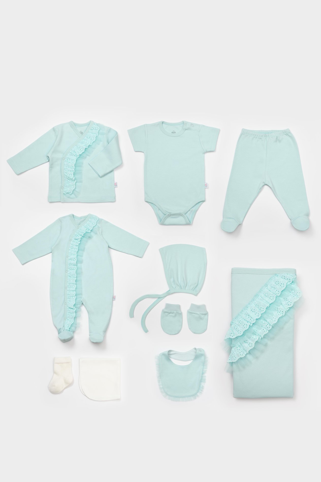 BİMİNİ HAPPY MOON NEWBORN 10 PIECES SET