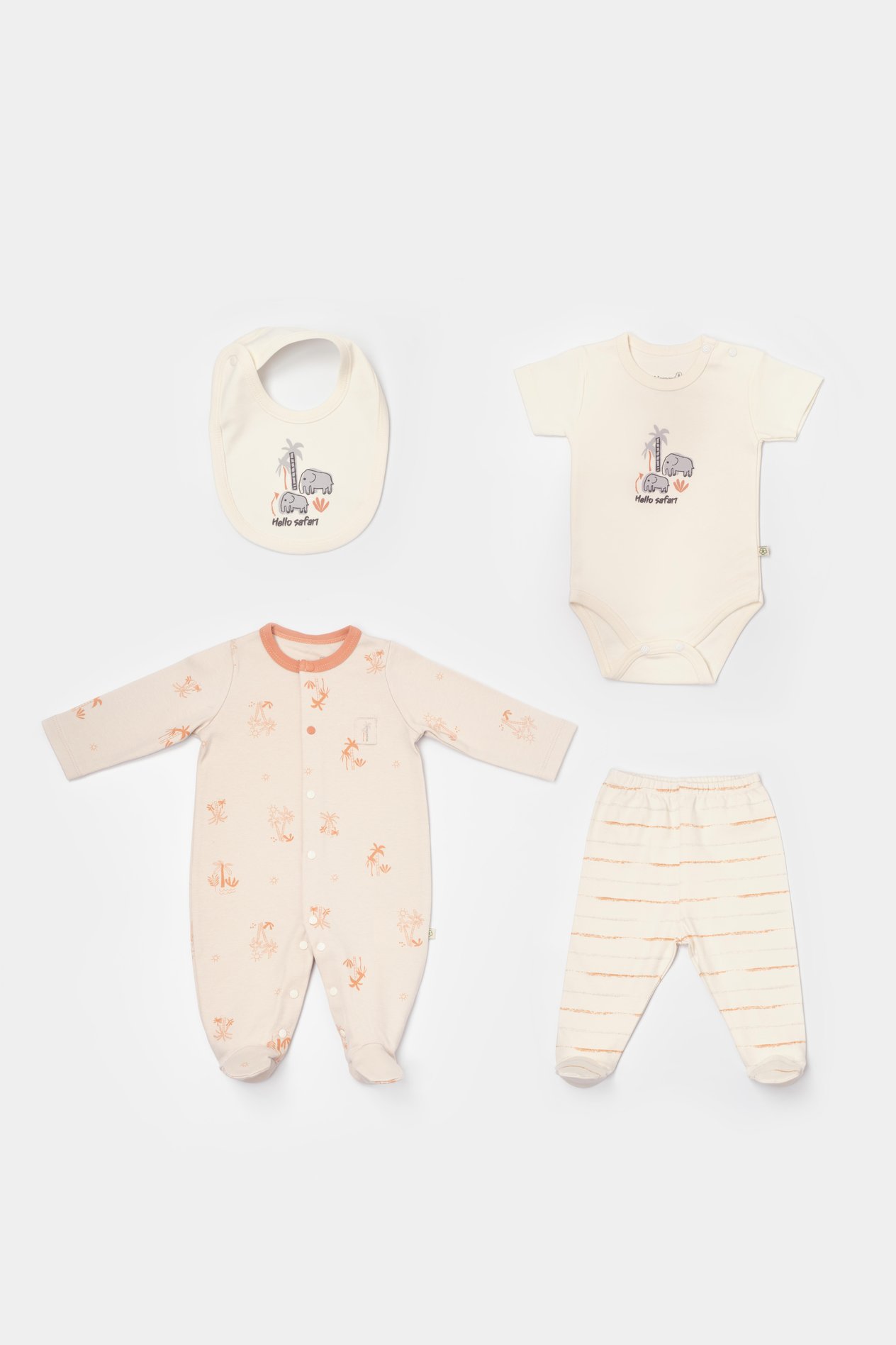 BİORGANİC HELLO SAFARİ TULUMLU TÜLLÜ SET