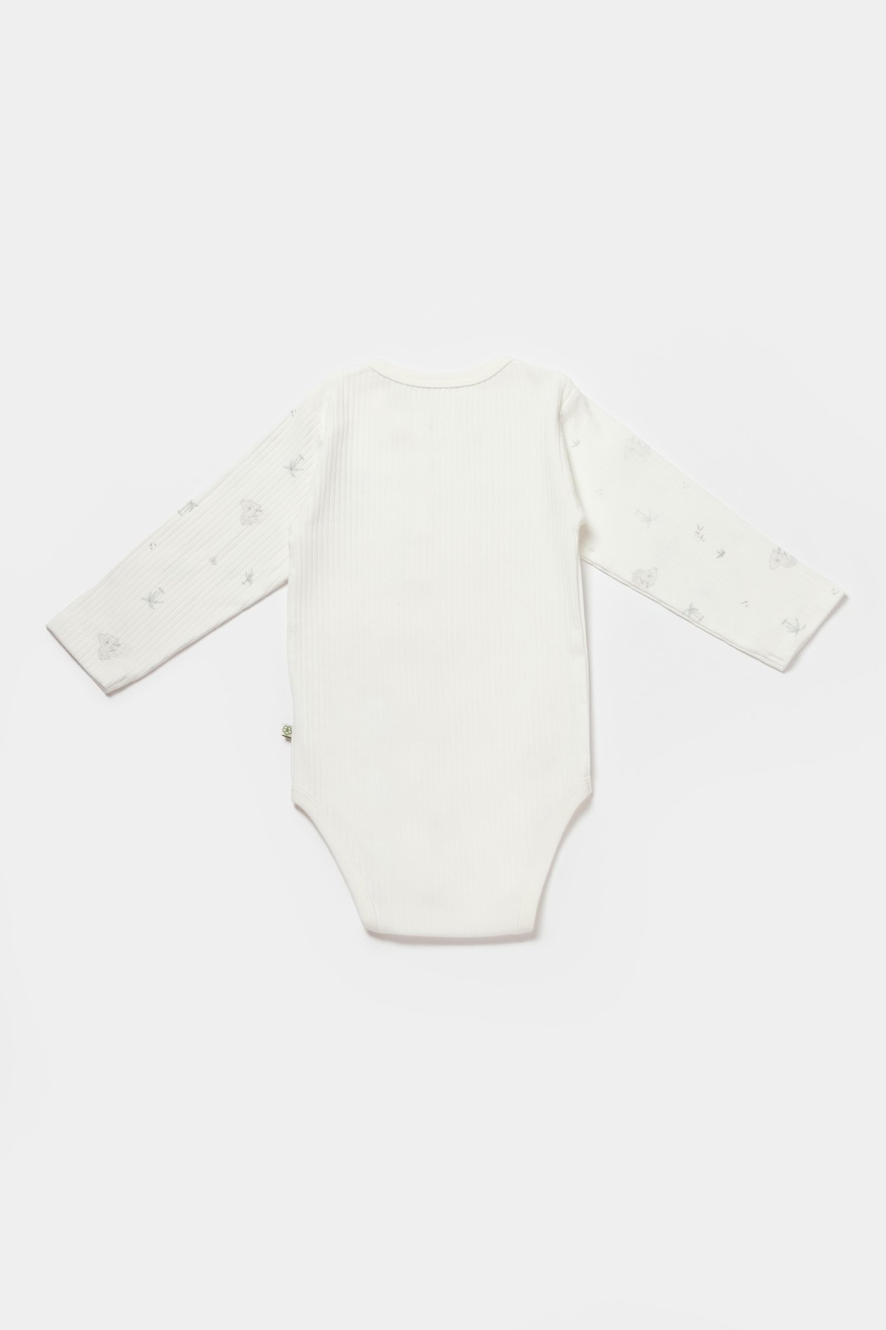 BİORGANİC KOALA JUNGLE  BODY LONG SLEEVE GRAY SET
