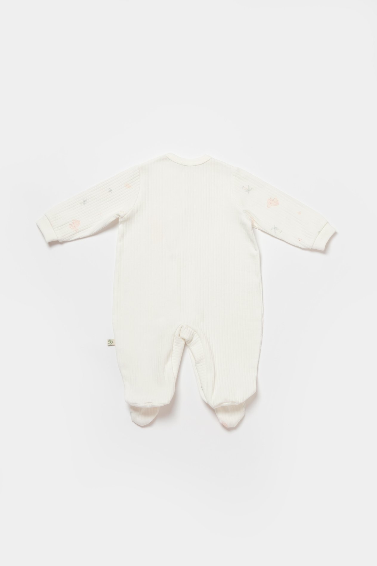 BİORGANİC KOALA JUNGLE NEWBORN ROMPER PINK SET
