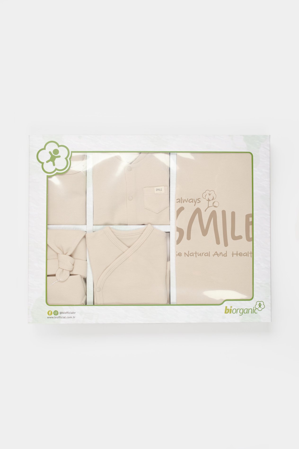BİORGANİC WAFFLE SMILE 10 PIECE SET