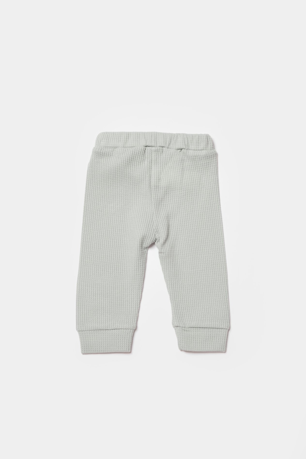 BİORGANİC WAFFLE SMILE TROUSERS MINT SET