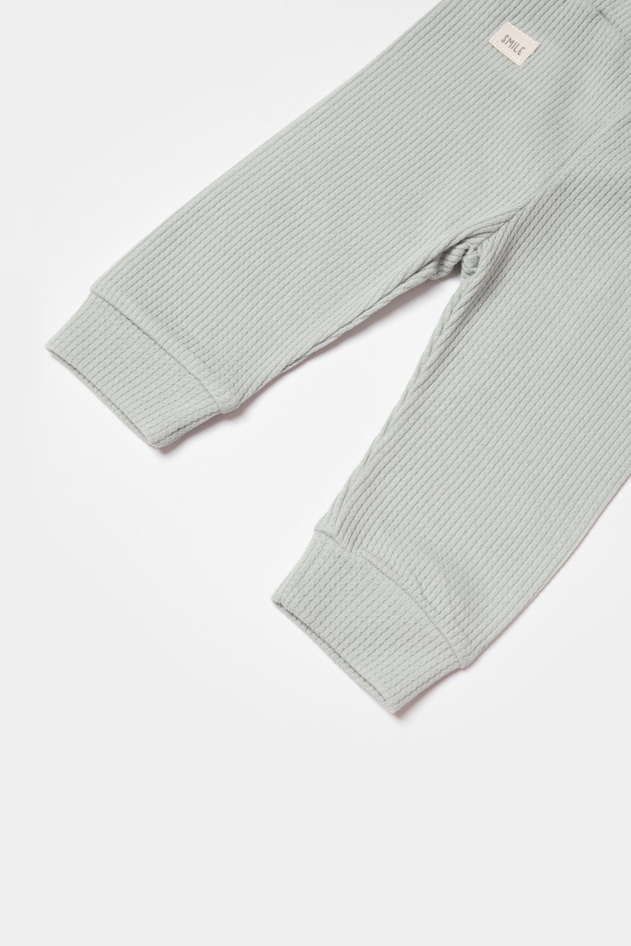 BİORGANİC WAFFLE SMILE TROUSERS MINT SET