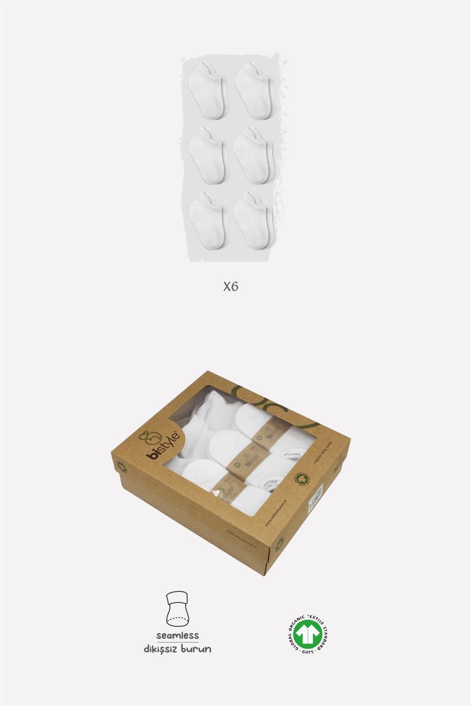 BİSTYLE 6LI PENYE SNEAKERS 6-12 SET