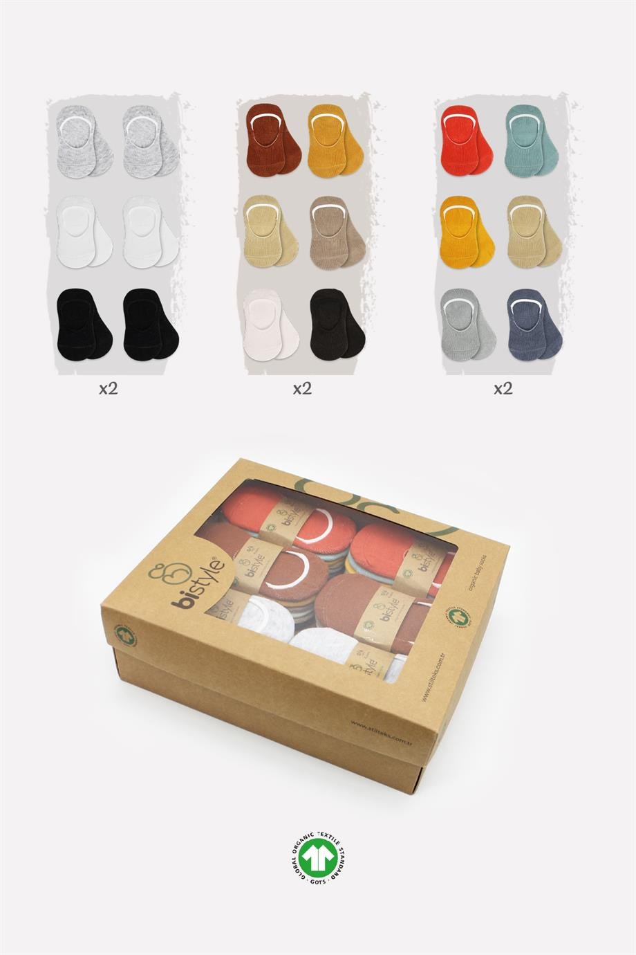 BİSTYLE 6LI SİLİKONLU BABET 12-24 SET