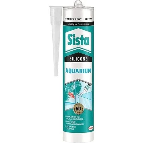 Sista Akvaryum Silikon Şeffaf 280 ml