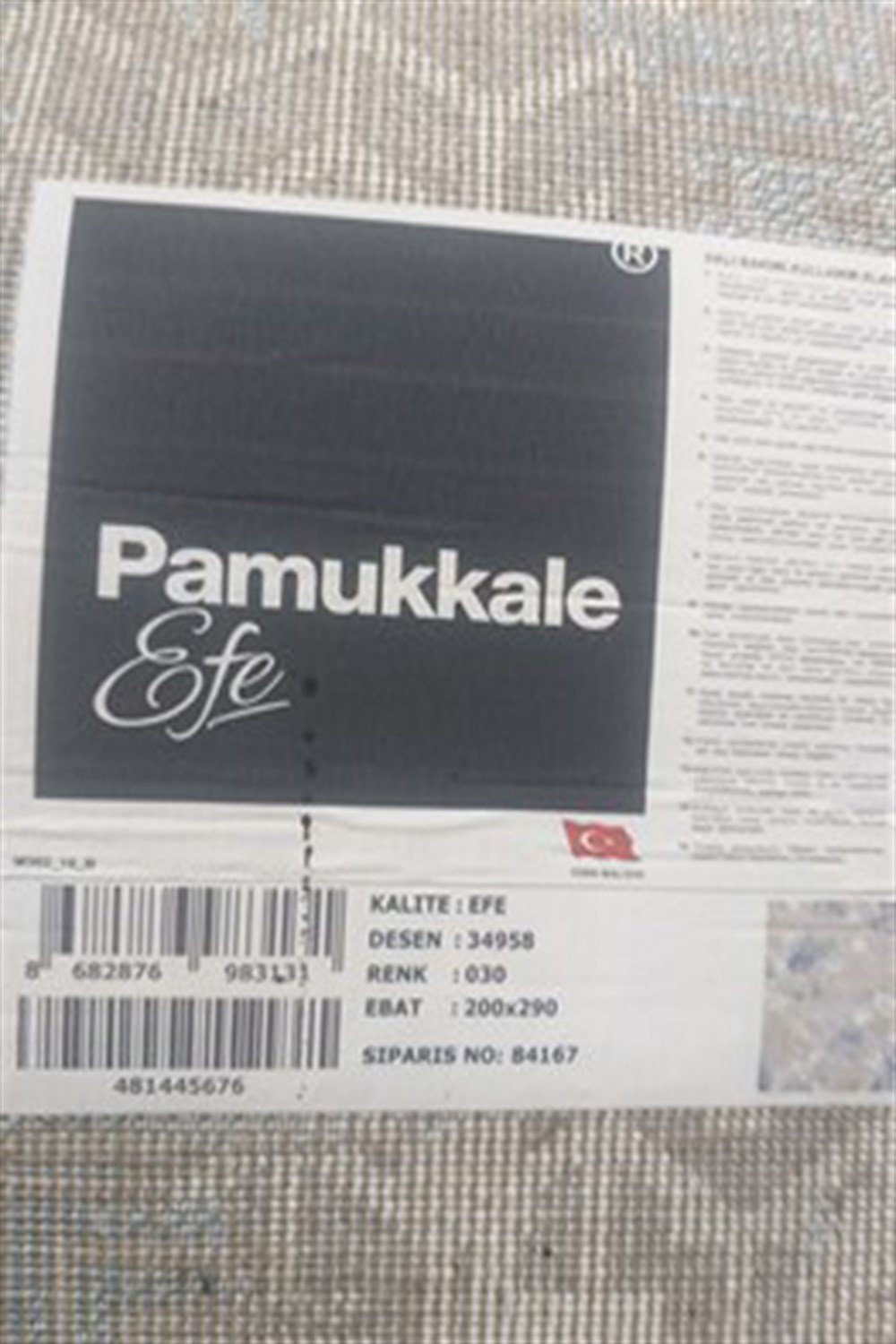 .Elena CarpetELENA HALI PAMUKKALEEFE KESME RULO YOLLUK 34958 030