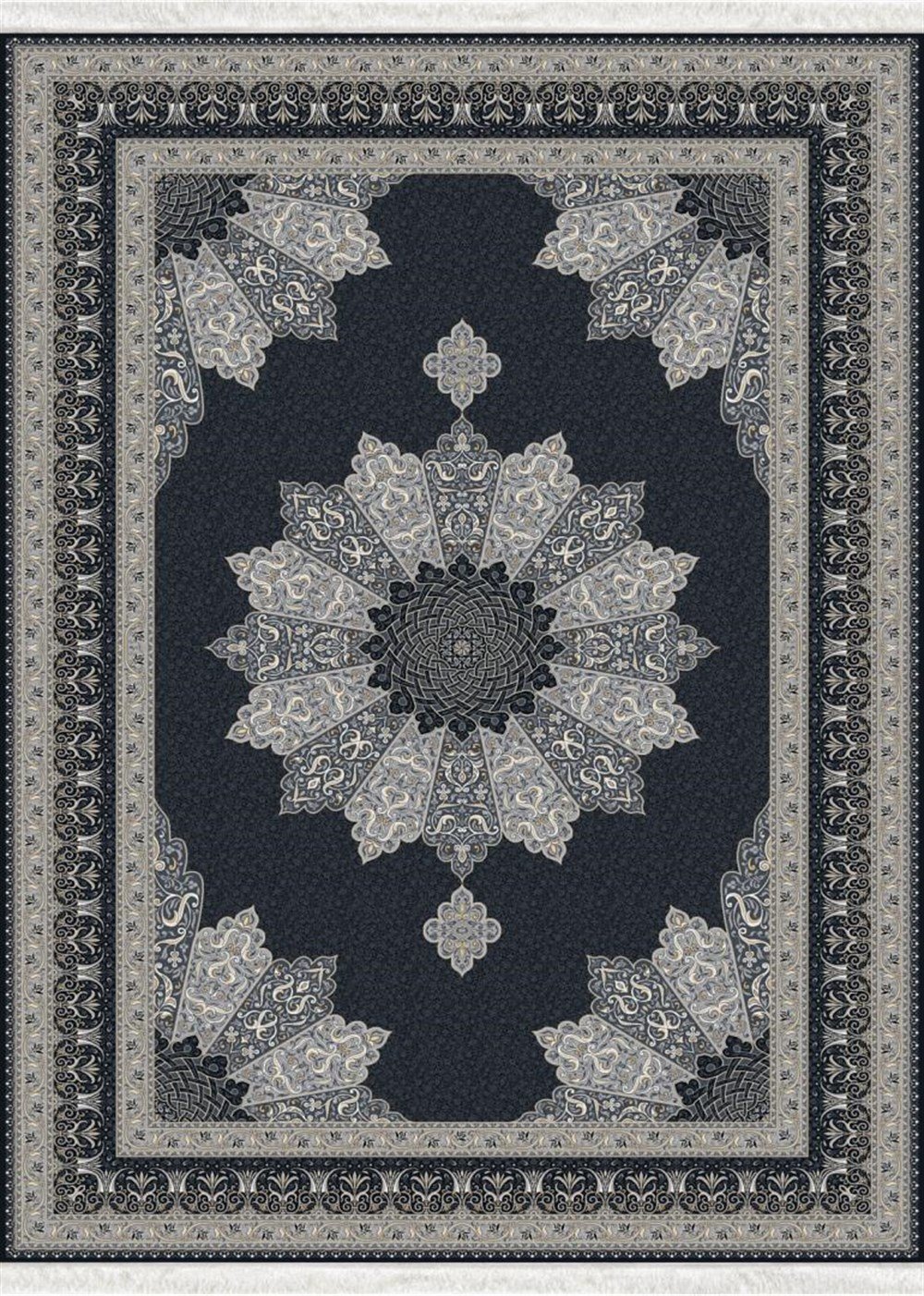 WOOLKNOT HALI İPEK 1160D SİYAH GRİWoolknotWOOLKNOT HALI İPEK 1160D SİYAH GRİ