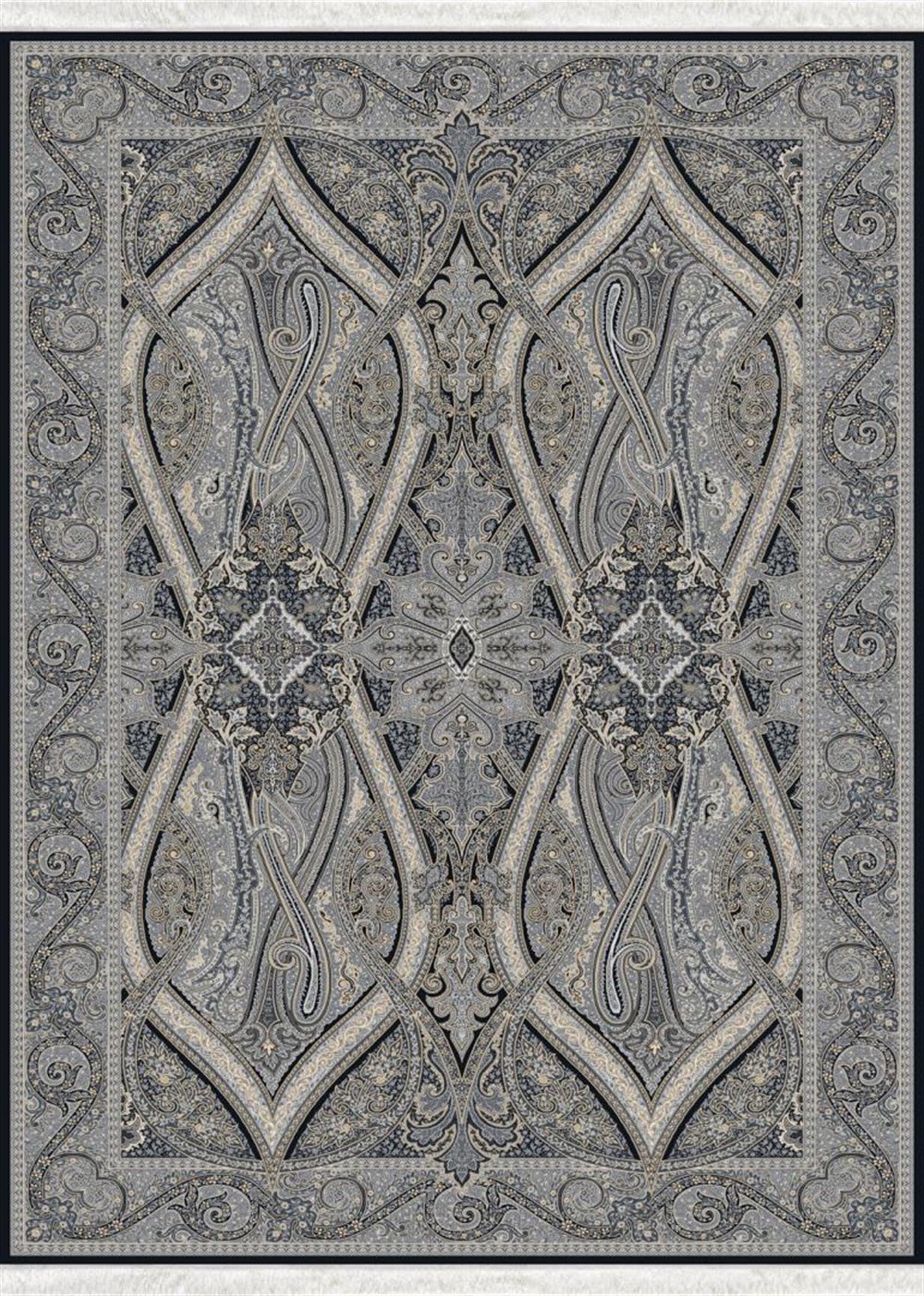 WOOLKNOT HALI İPEK 1170D SİYAH ANTRASİTWoolknotWOOLKNOT HALI İPEK 1170D SİYAH ANTRASİT