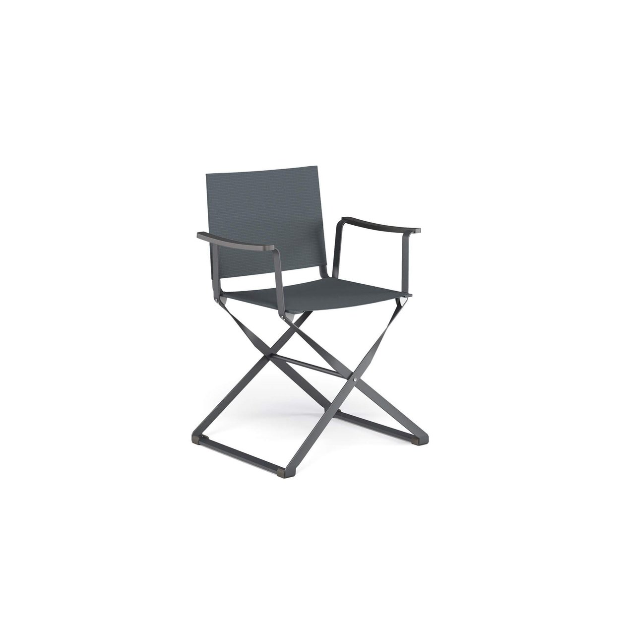 Ciak Rejisör Sandalye-İskelet Black(24)-Kumaş Black(300/95)-(974)
