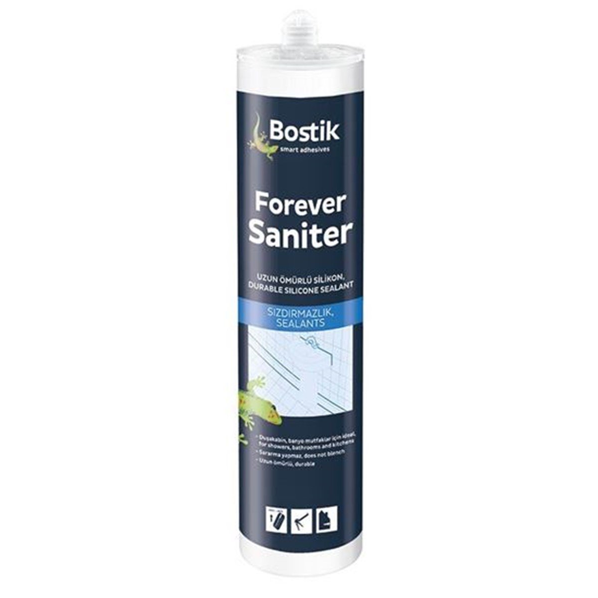 BOSTIK SANITER SILIKON (BEYAZ) 310ml