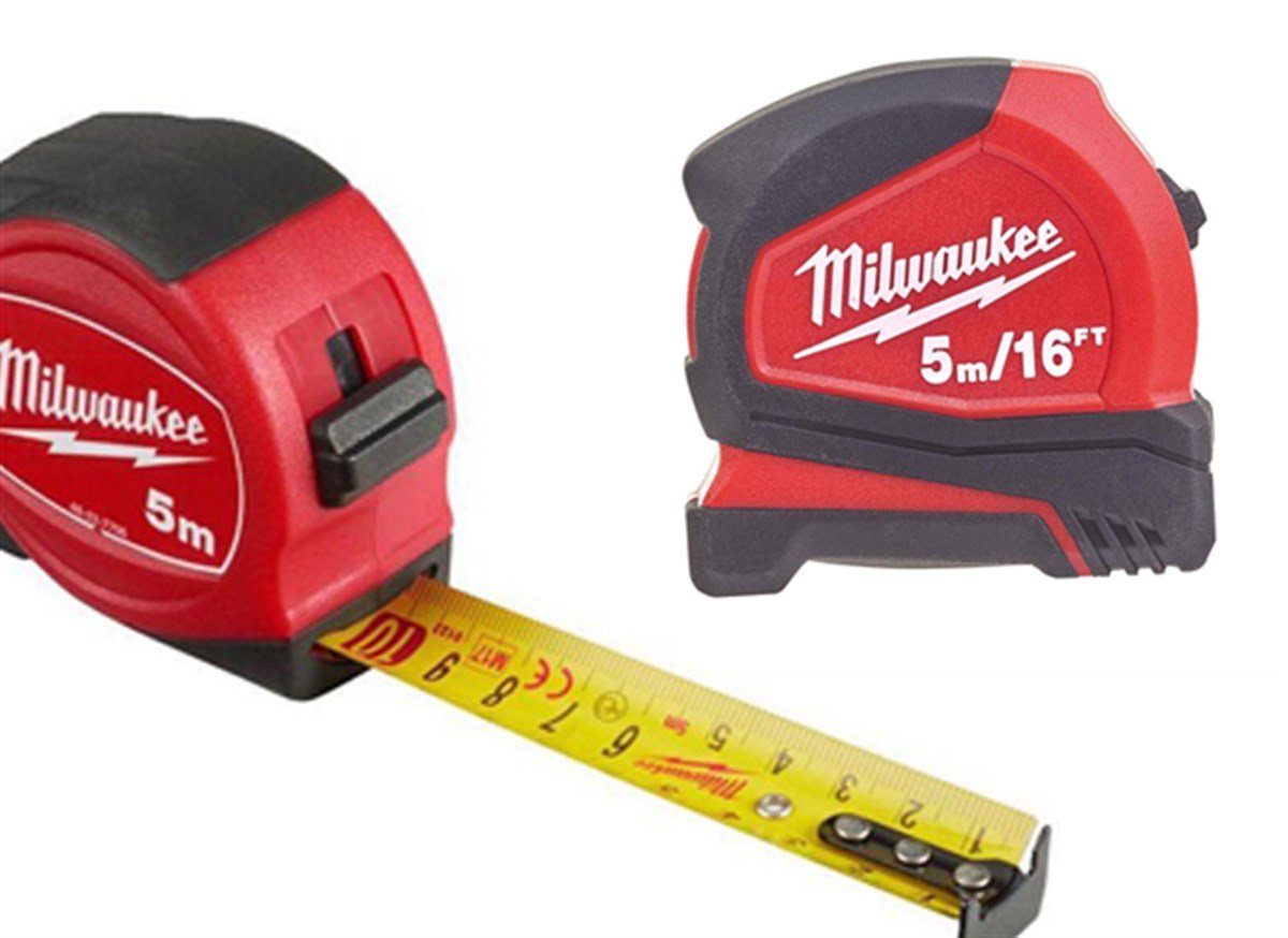 MİLWAUKEE AĞIR HİZMET TİPİ KOMPAKT ŞERİT METRE 5M/16FT