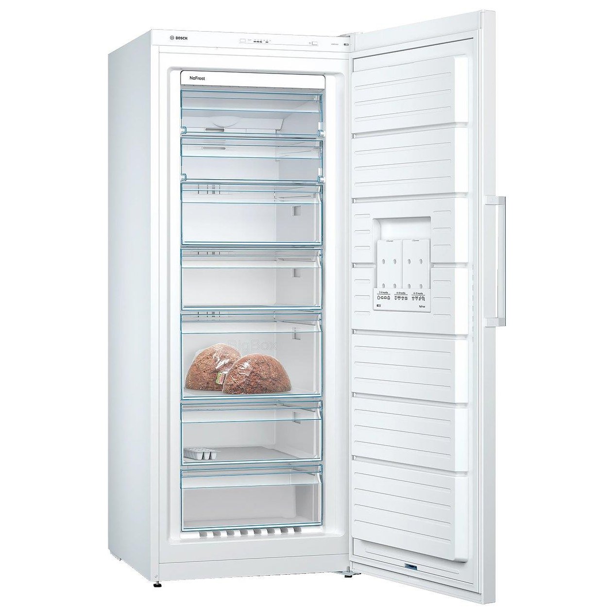 Bosch GSN54VWE0N Serie 4 E Enerji Sınıfı 328 Lt 7 Çekmeceli Derin Dondurucu