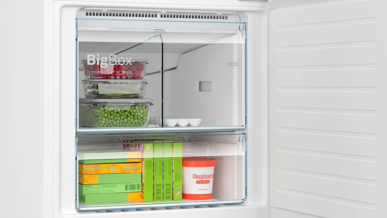 Bosch KGN55CWE0N Serie 4 E Enerji Sınıfı 483 Lt Alttan Donduruculu Buzdolabı