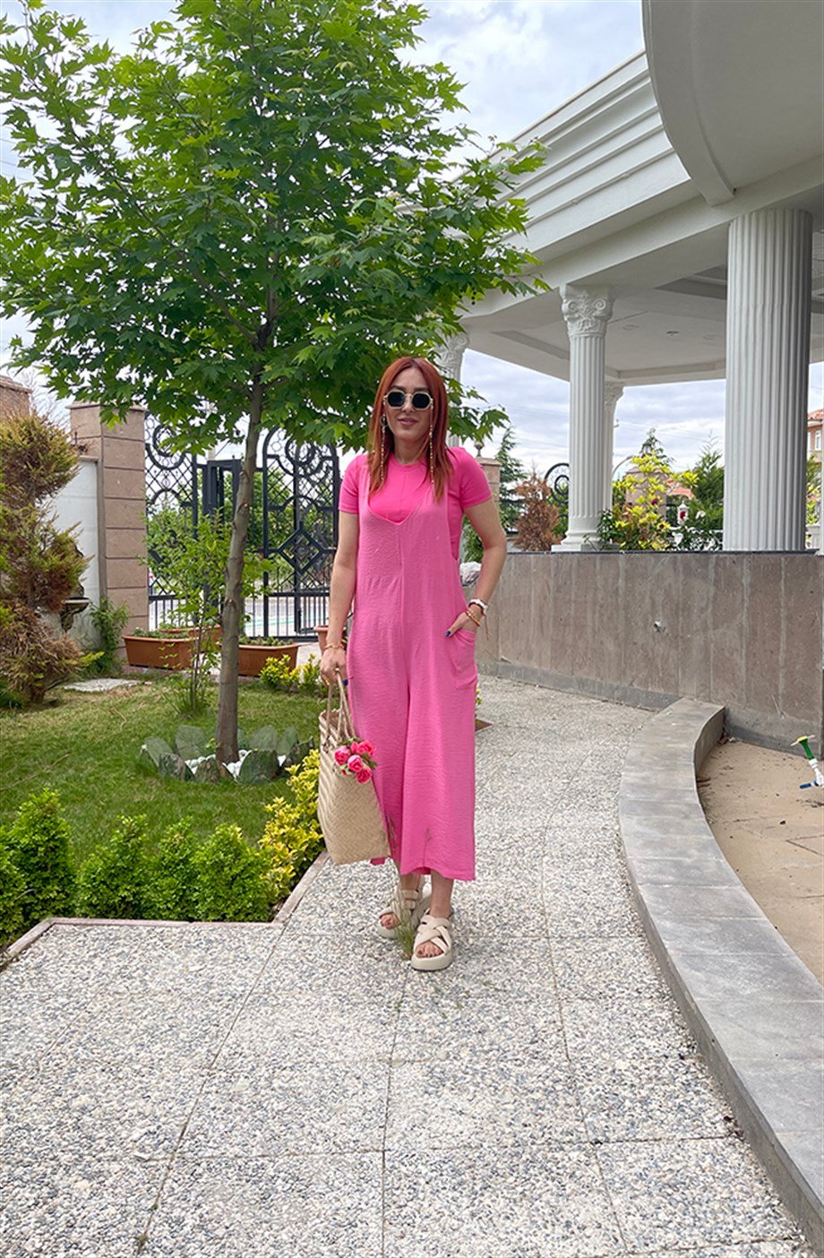 Cepli Salopet Tulum Pembe 