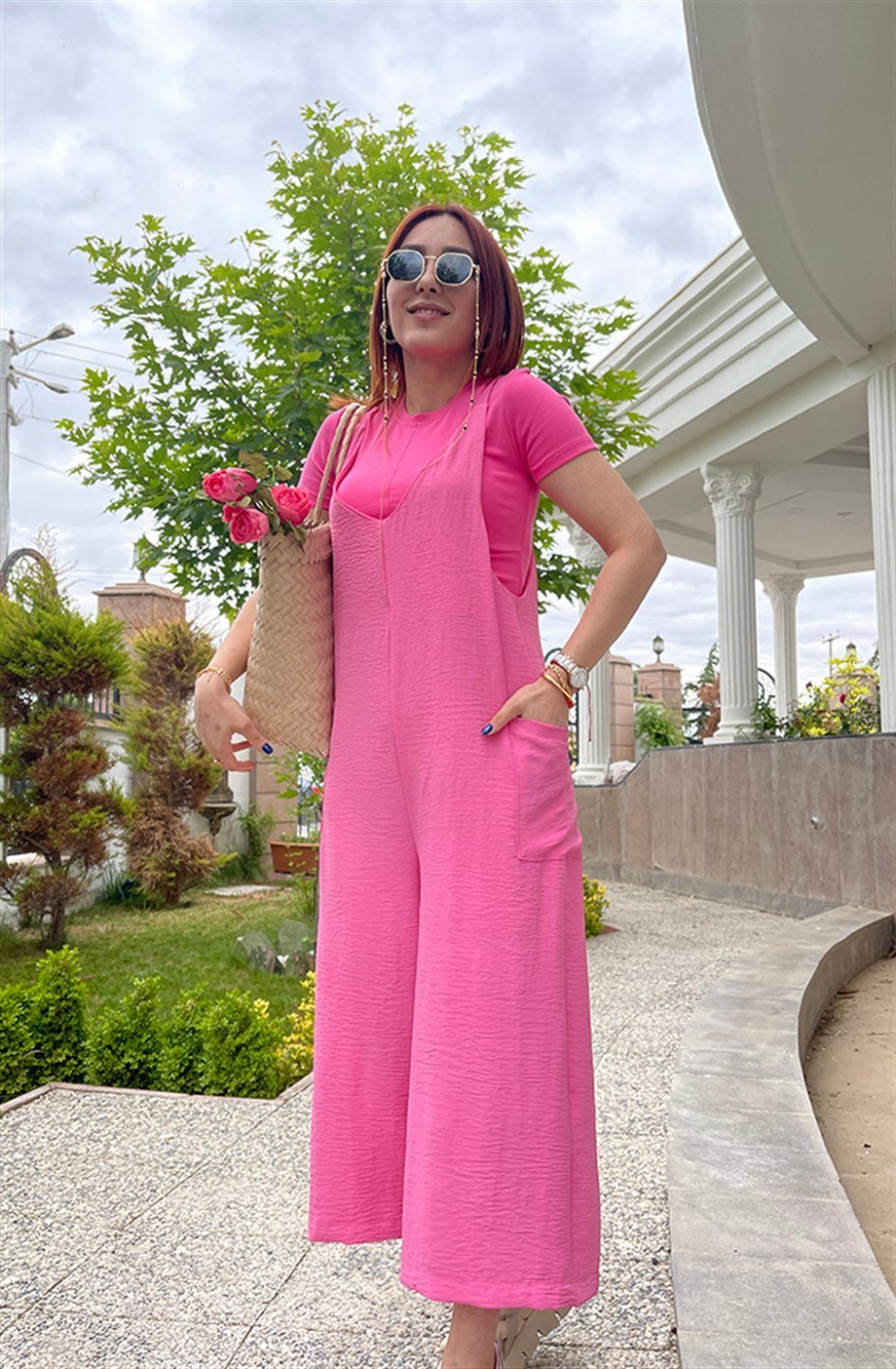 Cepli Salopet Tulum Pembe 