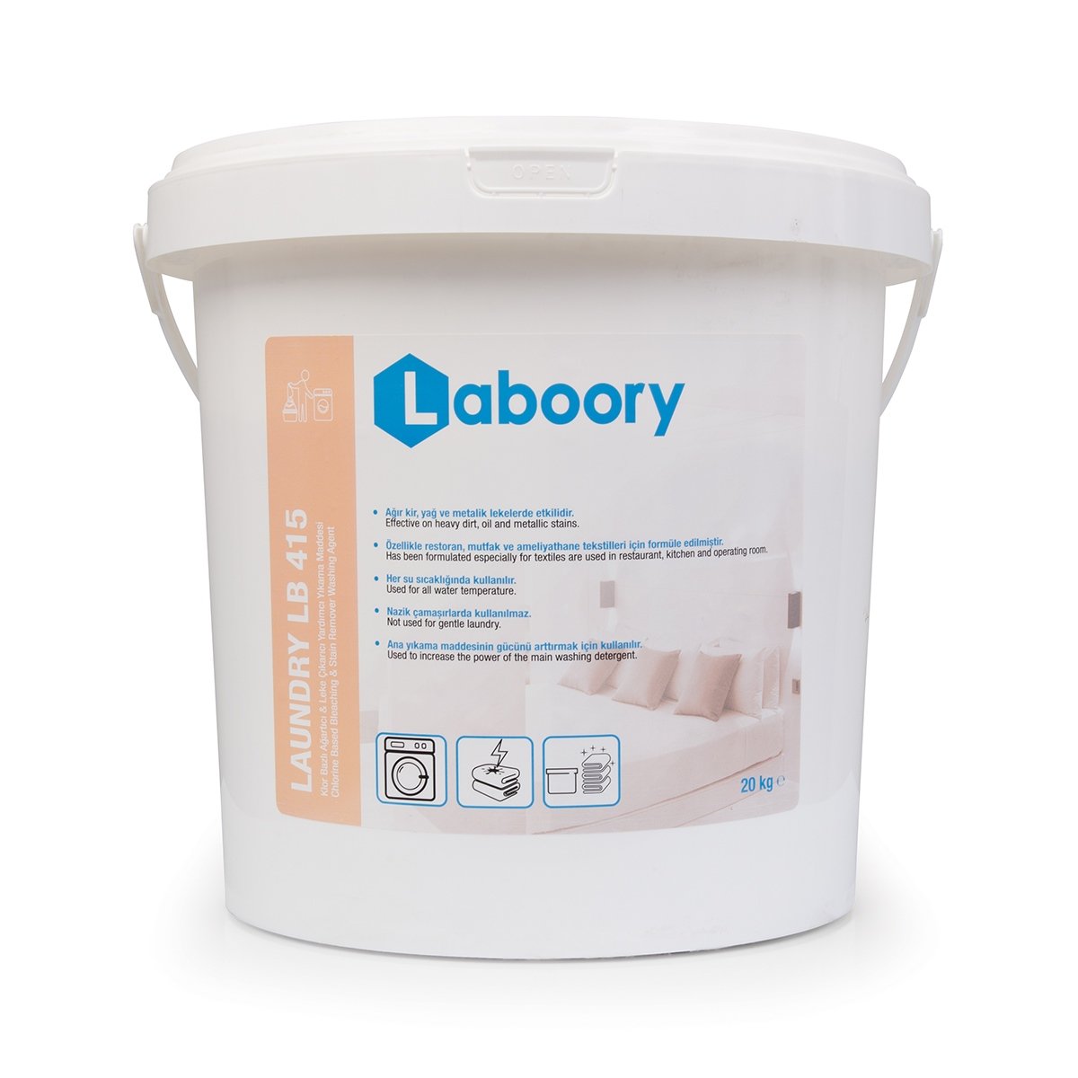 LAUNDRY LB 415 KLOR BAZLI AĞ.&LEKE ÇIK.YAR.YIK.MAD