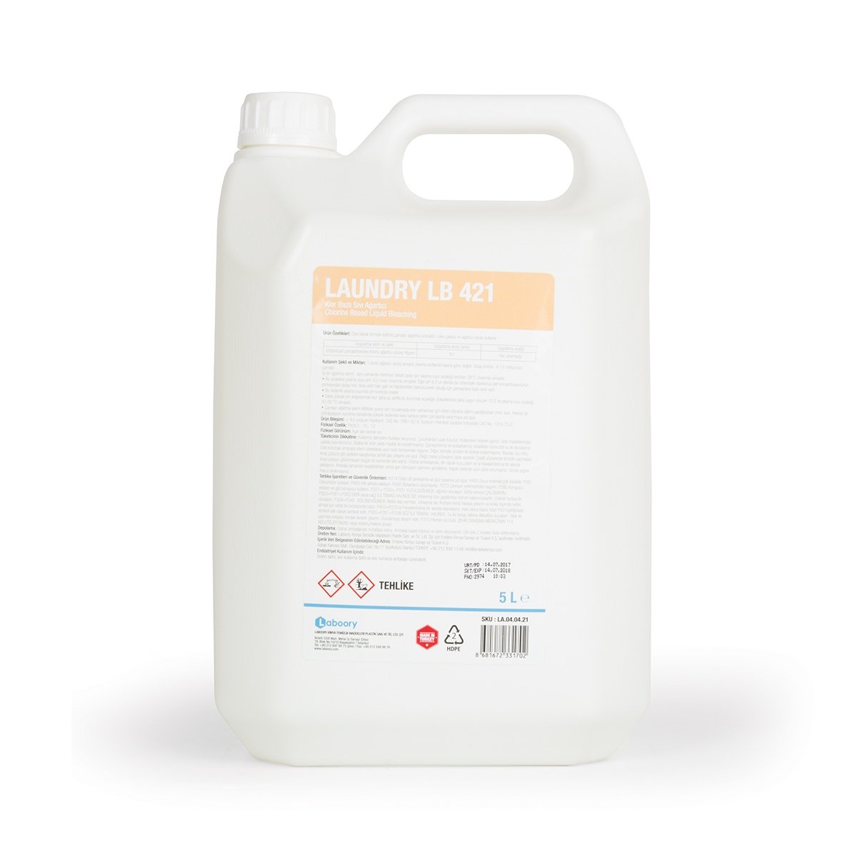 LAUNDRY LB 421 KLOR BAZLI SIVI AĞARTICI