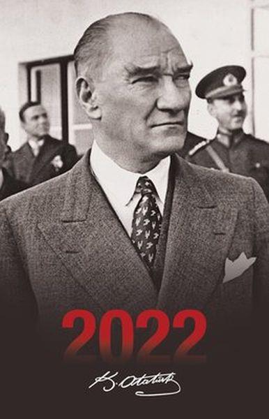 2022 Atatürk Ajandası Sivil - Siyah