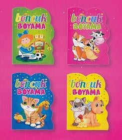 Boncuk Boyama (4 Kitap - Şekilli Kesim)