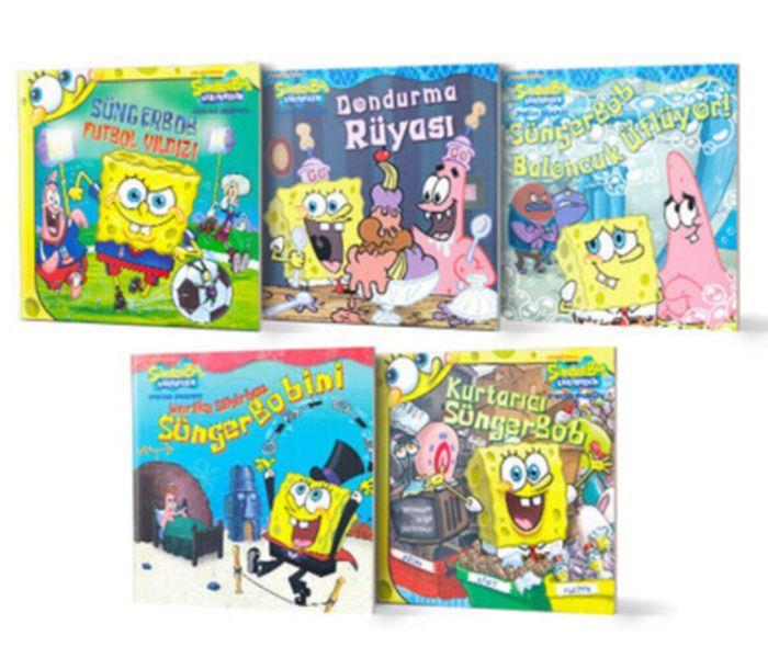 Çocuk Gezegeni Süngerbob Hikaye Seti 5 Kitap