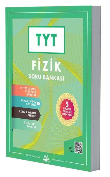 Marsis Yayınları TYT Fizik Soru Bankası 5 Deneme Hediyeli-Video Çözümlü