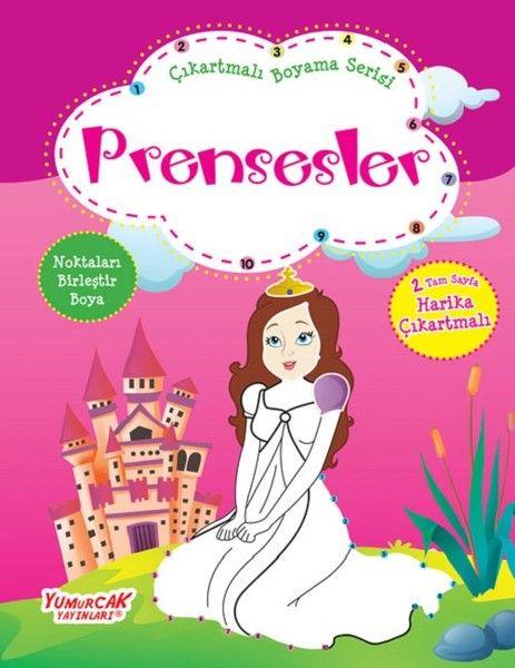 Prensesler-Çıkartmalı Boyama Serisi