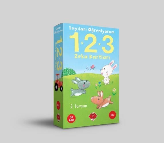 Sayıları Öğreniyorum 1-2-3 Zeka Kartları (18+ Ay)