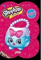 Shopkins Cicibiciler - Koyu Pembe Çıkartmalı Boyama