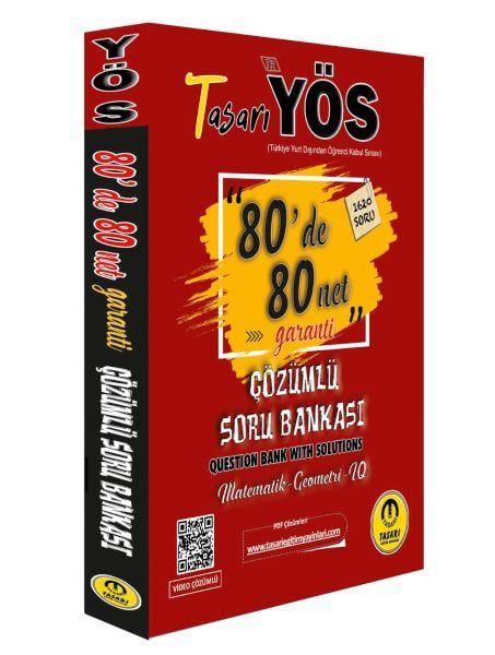 Tasarı YÖS 80'de 80 Net Garanti Çözümlü Soru Bankası