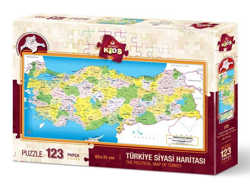 Türkiye Haritası 4346 (123 Parçalı)