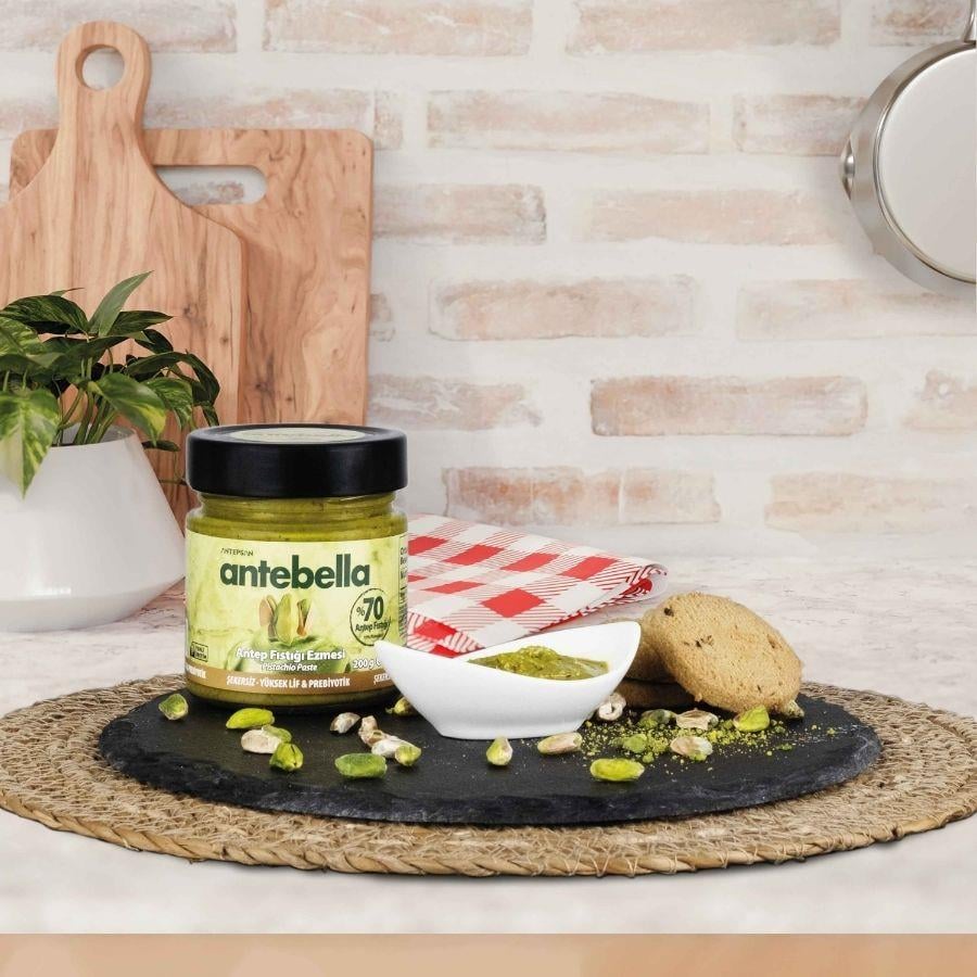 Antep Fıstık Ezmesi 200 g (Şekersiz) - Antep Fıstığı Ezmesi