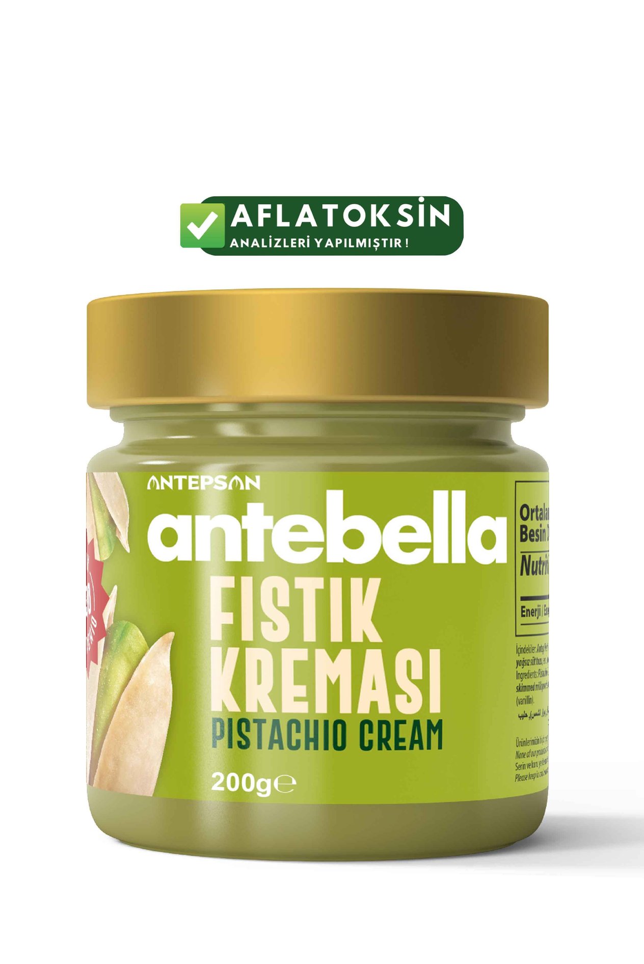 Antep Fıstık Kreması 200 g  - Antep Fıstığı Kreması