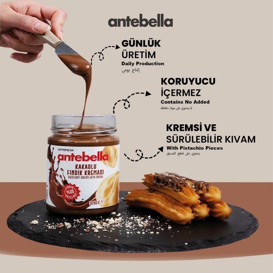 Antebella Kakaolu Fındık Kreması 320 g