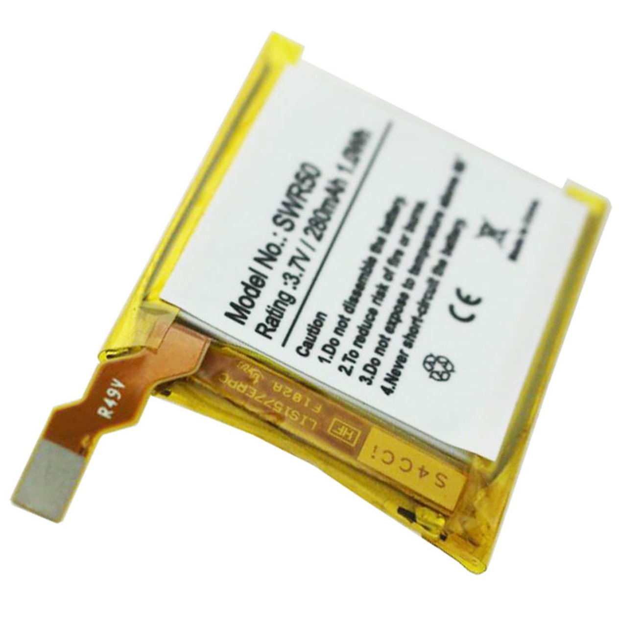 Sony SmartWatch 3, SWR50, Sony GB-S10, GB-S10-353235-0100 lityum polimer pil 3.7 volt 280mAh için uygun pil