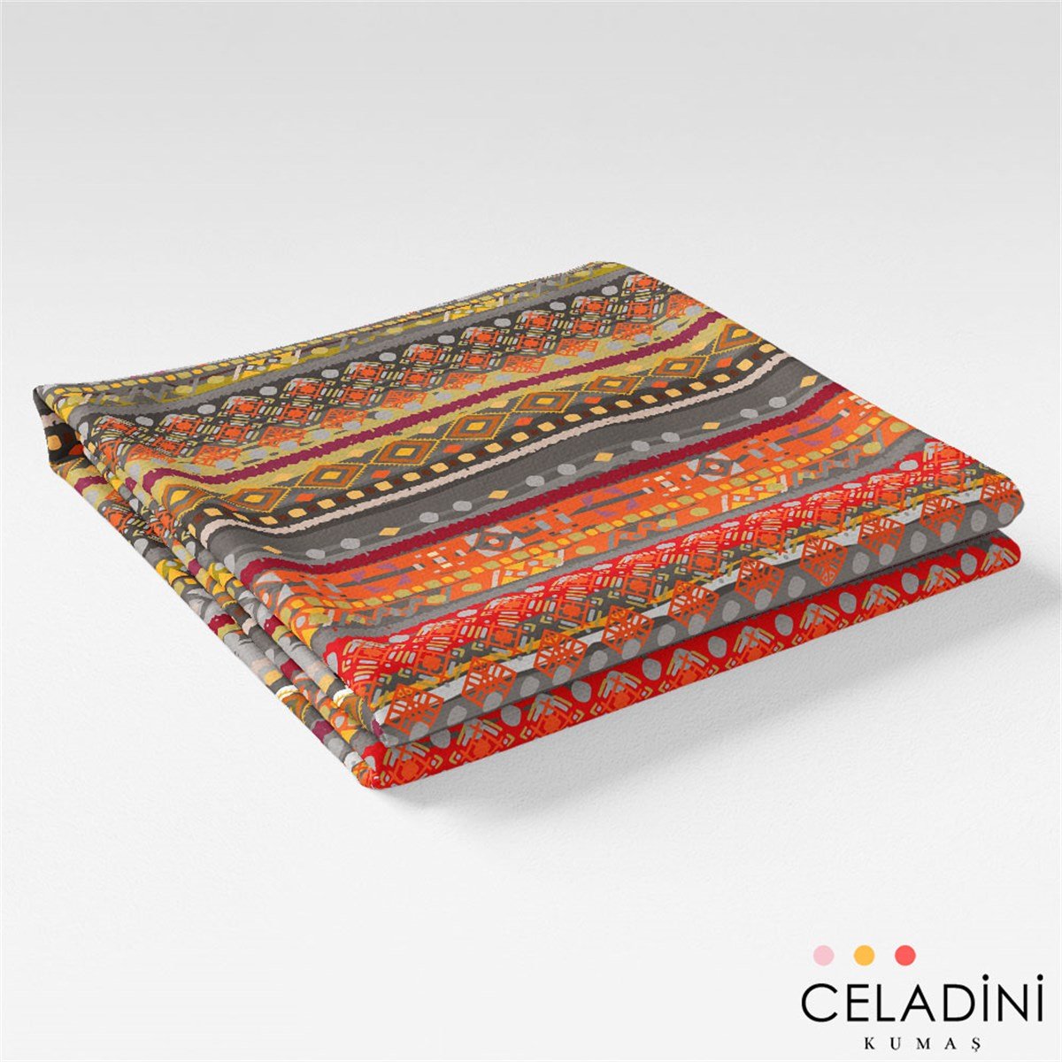 Afrika Kilim Desenli Kumaş