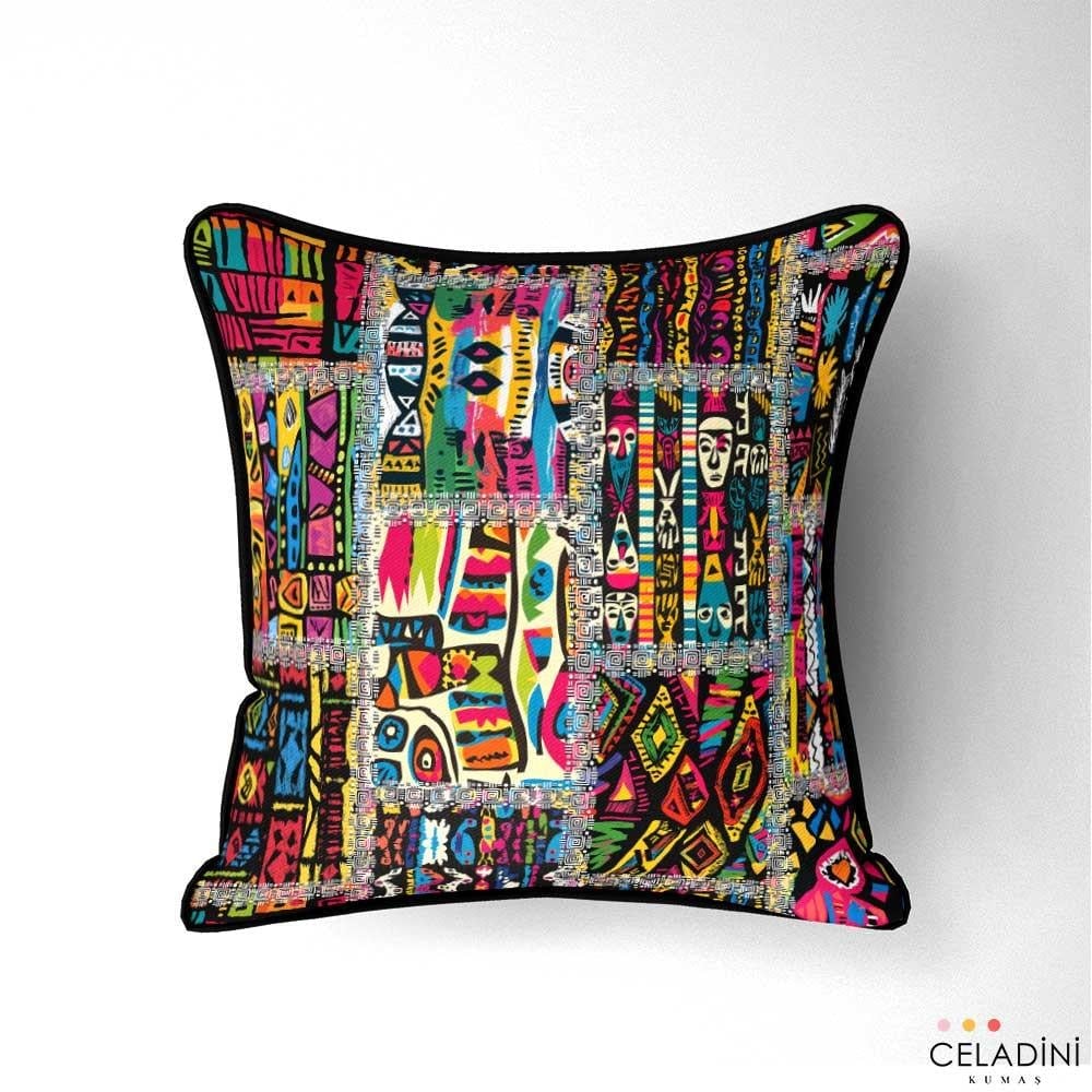 Afrika Patchwork Desenli Kumaş